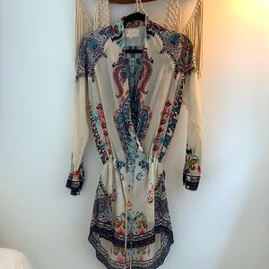 Rococo sand silk dress